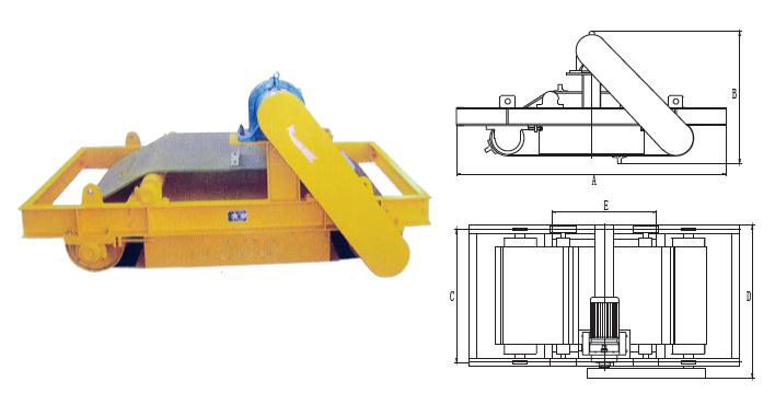 RCYDII型永磁自卸盤式除鐵器一